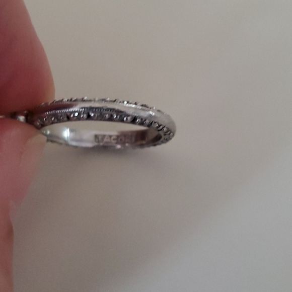 Tacori Platinum and Diamond Ring size 7 - Picture 5 of 7